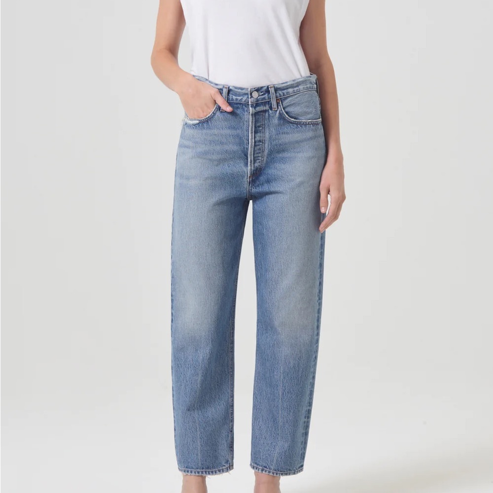 AGOLDE NWT 90’s Crop Mid Rise Loose Straight 27